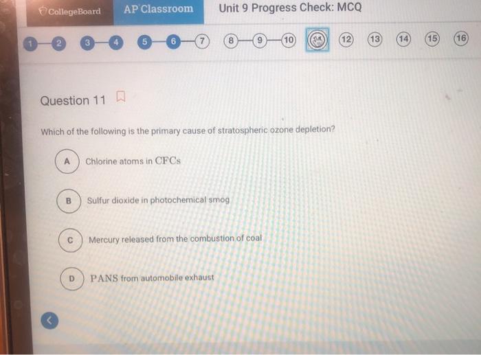 Apes unit 5 progress check mcq part a