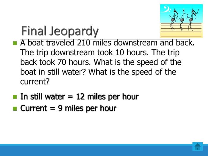 A boat traveled 210 miles downstream