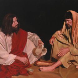 Jesus washing washes supper peters ibible