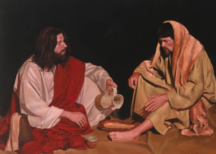 Jesus washing washes supper peters ibible