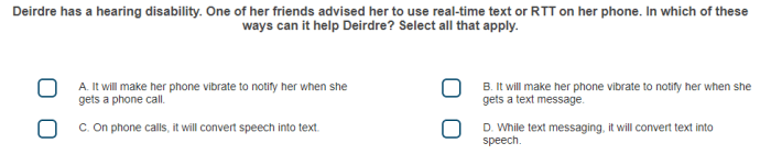 Hearing disability impairments impairment tests