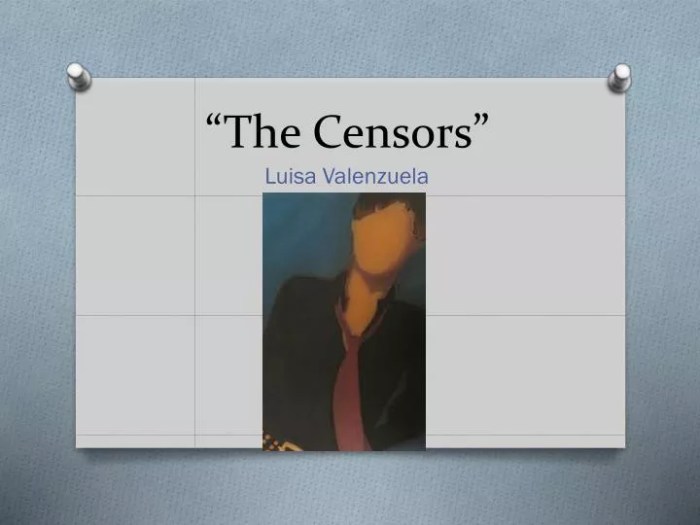 Los censores luisa valenzuela english