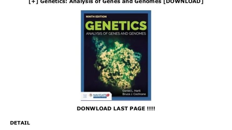 Genetics analysis of genes and genomes 9th edition pdf